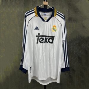 Retro Real Madrid 1998/00 Home Long Sleeve