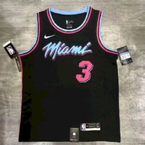 Dwyane Wade Black Mens Player Jersey