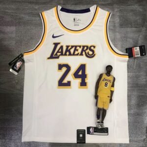 Kobe Bryant 24 White Mens Player Jersey