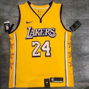 Kobe Bryant 24 Yellow City Edition Mens Player Jersey