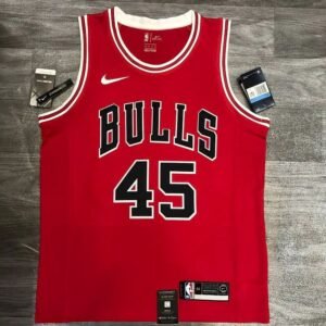 Michael Jordan Mens Red Player Jersey – Classic Edition