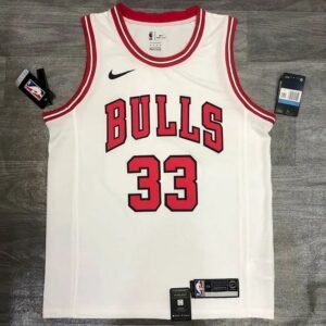 Scottie Pippen Mens White Player Jersey – Classic Edition