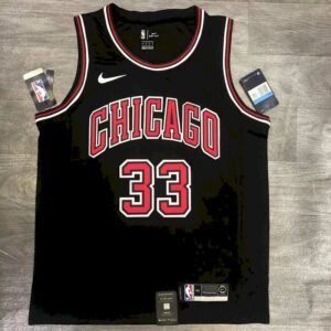 Scottie Pippen Mens Black Player Jersey – Classic Edition