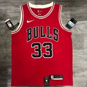 Scottie Pippen Mens Red Player Jersey – Classic Edition
