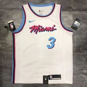 Dwyane Wade Mens White Player Jersey – Retro Classic Edition