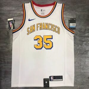 Kevin Durant Mens White Player Jersey – San Francisco Classic Edition
