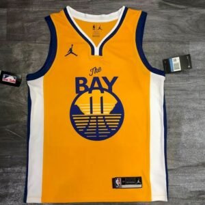 Klay Thompson Mens Yellow Player Jersey – Statement Edition