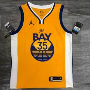 Kevin Durant Mens Yellow Player Jersey – Statement Edition