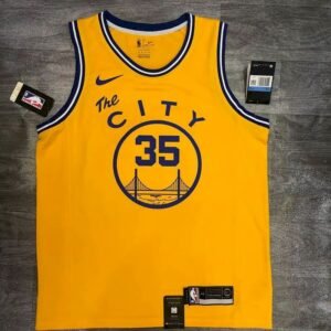 Kevin Durant Mens Yellow Player Jersey – The City Classic Edition