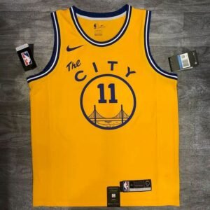 Klay Thompson Mens Yellow Player Jersey – The City Classic Edition