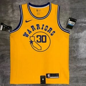 Stephen Curry Mens Yellow Player Jersey – Classic Edition