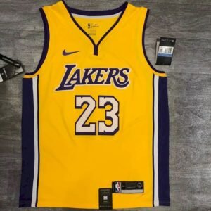 LeBron James Mens Yellow Player Jersey – Retro Classic Edition