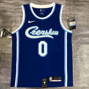 Kyle Kuzma Mens Blue Player – Retro Classic Joint Edition