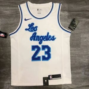 LeBron James Mens White Player Jersey – Retro Classic Edition