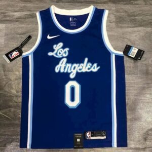 Kyle Kuzma Mens Blue Player – Retro Classic Edition