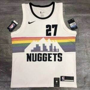 Jamal Murray White Mens Player Jersey-Retro Classic Edition