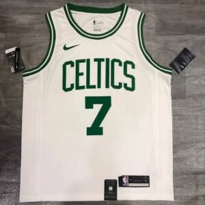 Jaylen Brown White Mens Player Jersey-Association Edition