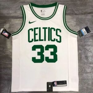 Larry Bird White Mens Player Jersey-Association Edition
