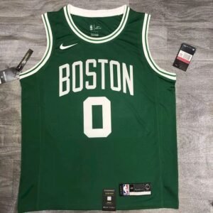 Jayson Tatum Mens Green Player Jersey- Icon Edition