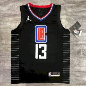 Paul George Mens Black Player Jersey- City Edition
