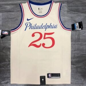 Ben Simmons Mens White Player Jersey- City Edition