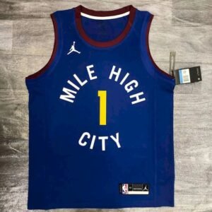 Michael Porter Jr Mens Blue Player Jersey- City Edition