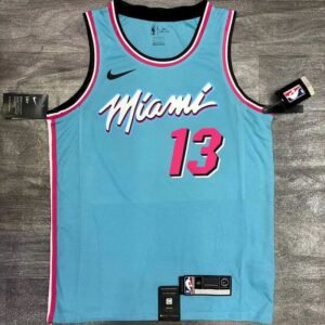 Bam Adebayo Mens Blue Player Jersey – Classic Edition