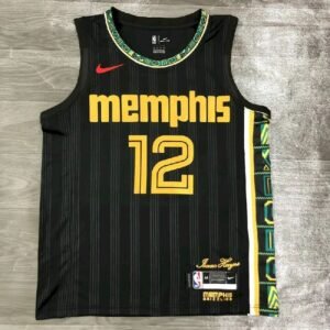 Maillot Homme Ja Morant Black Player Jersey – City Edition