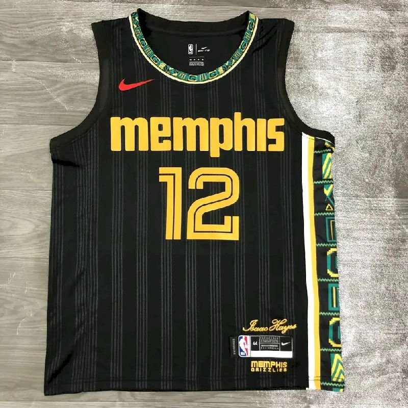 Maillot Homme Ja Morant Black Player Jersey – City Edition
