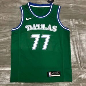 Maillot Homme Luka Doncic Green Throwback Classics 2020-21 Player Jersey – Classic Edition