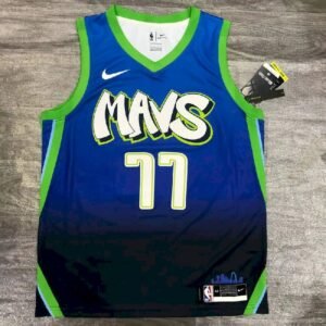 Maillot Homme Luka Doncic 2019-20 Blue Finished Player Jersey – City Edition