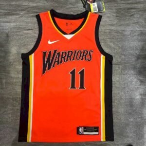 Maillot Homme Klay Thompson Orange Player – Retro Classical Edition