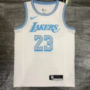 Maillot Homme LeBron James White Player Jersey – City Edition