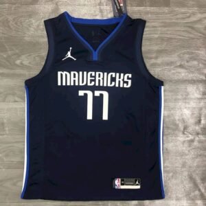 Maillot Homme Luka Doncic Navy 2020-21 Player Jersey – Statement Edition