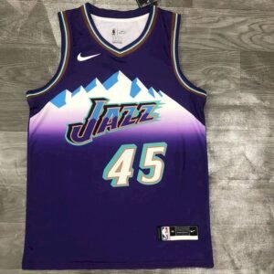 Donovan Mitchell Mens Purple Classics Throwback – Retro Classic Edition