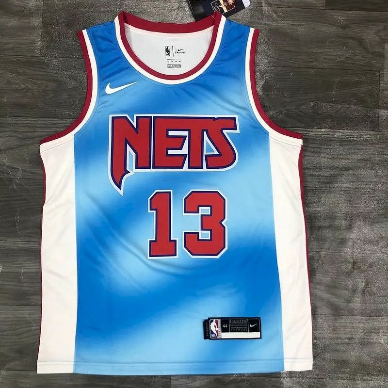 James Harden Mens Blue Player Jersey – Retro Classic Edition