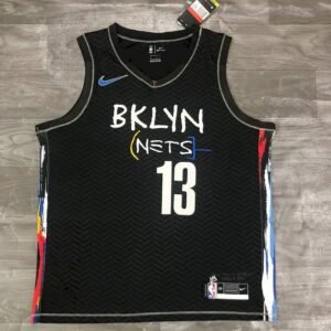 Maillot Homme James Harden 2020-21 Black Swingman Player Jersey – City Edition