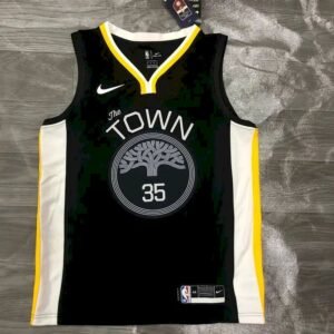 Maillot Homme Kevin Durant V-neck Black Player Jersey – Statement Edition