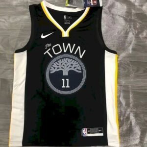 Maillot Homme Klay Thompson V-neck Black Player Jersey – Statement Edition