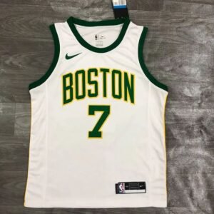 Maillot Homme Jaylen Brown White Player Jersey – City Edition
