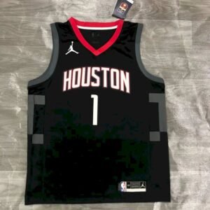 Maillot Homme John Wall Black 2020-21 Swingman Player Jersey – Statement Edition