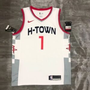 Maillot Homme John Wall White 2019-20 Finished Swingman Player Jersey – City Edition
