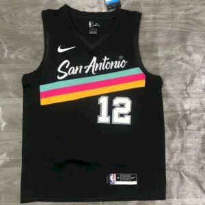Maillot Homme LaMarcus Aldridge 2020 Black Swingman Player Jersey – City Edition