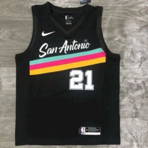 Maillot Homme Tim Duncan 2020 Black Swingman Player Jersey – City Edition