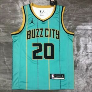 Maillot Homme Gordon Hayward Mint Green 2020-21 Swingman Player Jersey – City Edition