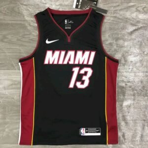 Maillot Homme Bam Adebayo 2020-21 Black Swingman Player Jersey – Icon Edition
