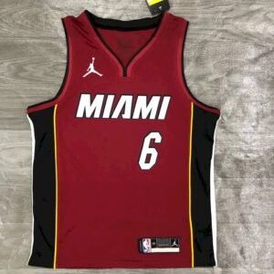 Maillot Homme LeBron James Red 2020-21 Swingman Player Jersey – Statement Edition