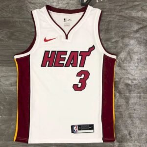 Maillot Homme Dwyane Wade White 2020-21 Swingman Player Jersey – Association Edition