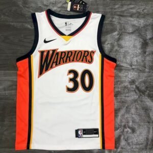 Maillot Homme Klay Thompson White Swingman Throwback Jersey – Retro Classics Edition