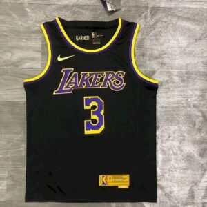 Maillot Homme Anthony Davis 2020-21 Black Swingman Player Jersey – Earned Edition